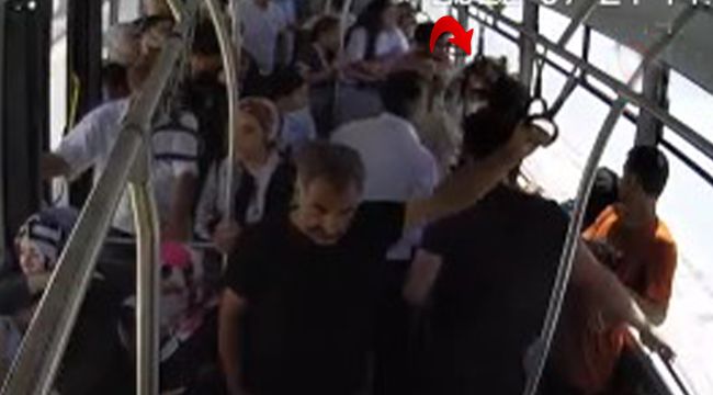 Fenalaşan yolcu otobüsle hastaneye götürüldü