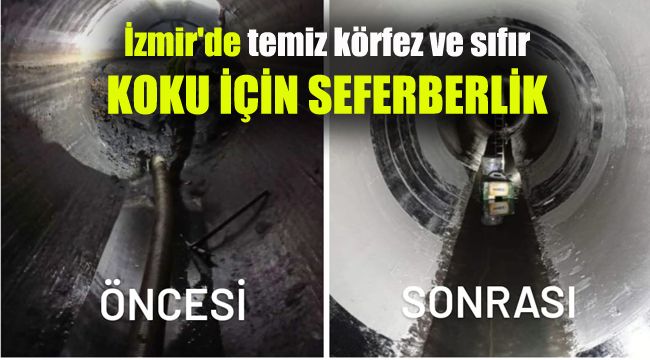 İzmir'de temiz körfez ve sıfır koku için seferberlik