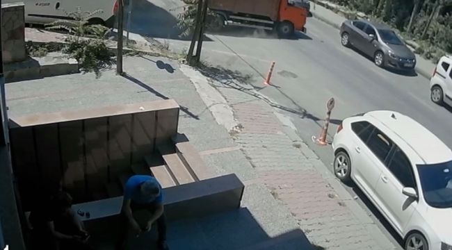 Kağıthane'de feci kaza