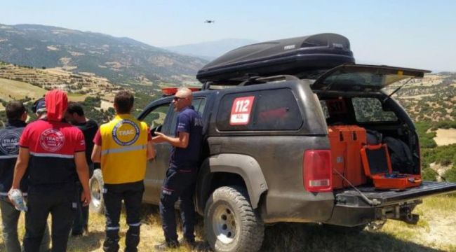 Kayıp yaşlı kadın evinden 6 kilometre uzaklıkta drone ile bulundu