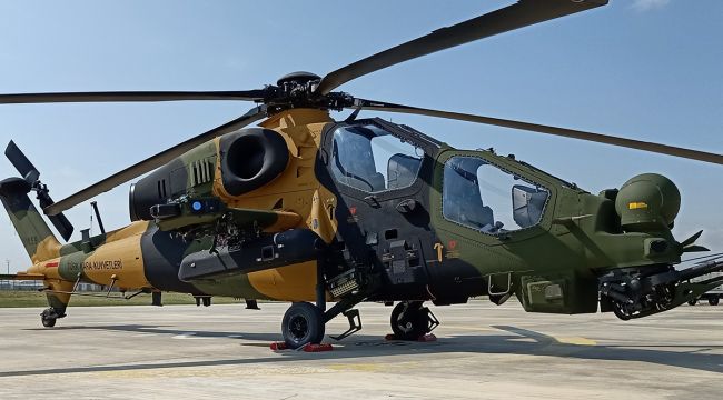 MSB, birçok donanım ile teçhiz edilmiş ilk ATAK helikopterinin teslim alındığını duyurdu
