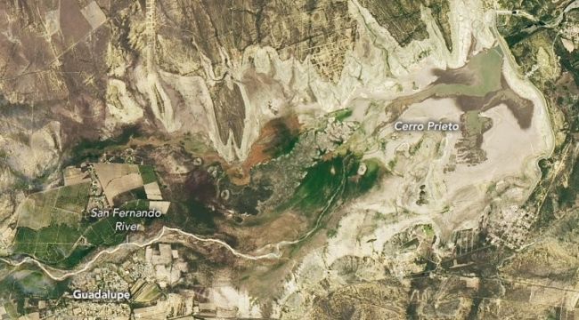 NASA, MEKSİKA'DAKİ KURAKLIĞI UZAYDAN FOTOĞRAFLADI