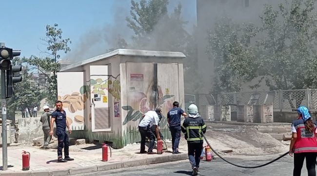 Siirt'te trafoda çıkan yangın söndürüldü