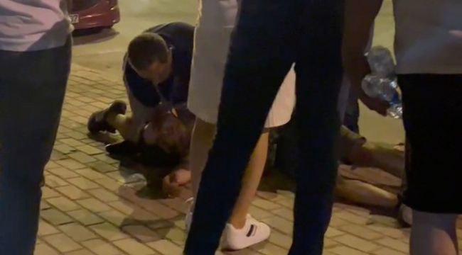 Sürücü belgesi olmayan alkollü motosiklet sürücüsü kaza yaptı