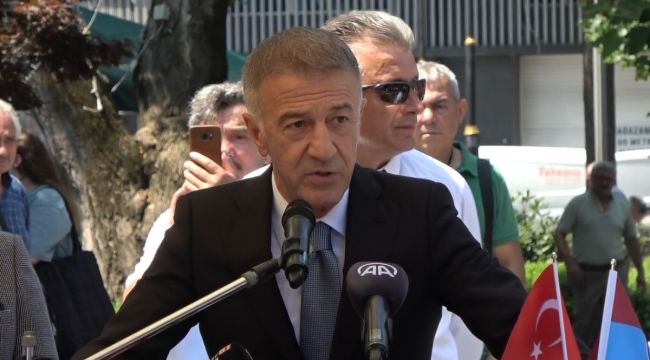 Ahmet Ağaoğlu: Trabzonspor'un tüm başarıların hepsinde alnı ak, başı dik oldu