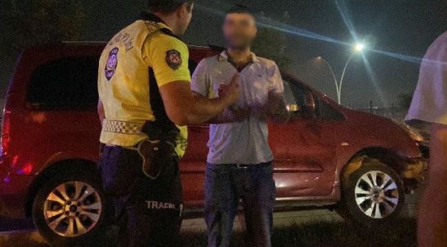 Alkollü sürücü ortalığı karıştırdı