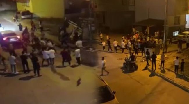 Arnavutköy'de 'yan baktın' kavgası