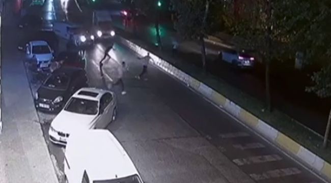 Esenyurt'ta 4 kişinin yaralandığı silahlı kavganın görüntüsü ortaya çıktı
