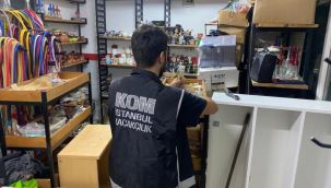 İstanbul'da kaçak nargile tütünü operasyonu
