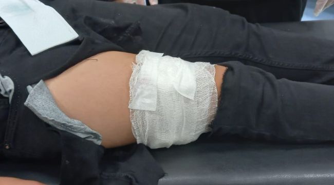 Oyun oynarken ayağına kurşun isabet etti