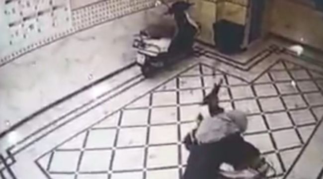 Puşili motosiklet hırsızı