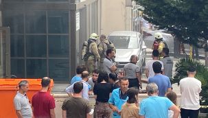 Sait Çiftçi Devlet Hastanesi'nin ek hizmet binasında yangın