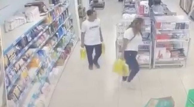 Sıvı yağ hırsızları güvenlik kameralarına yakalandı