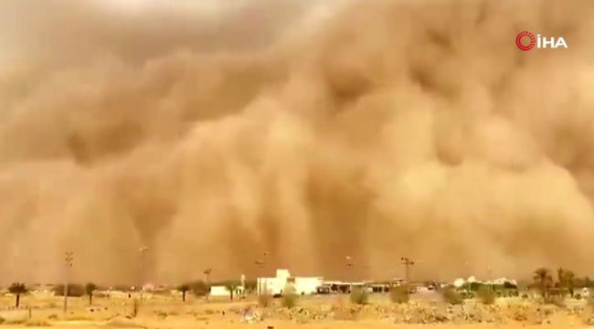 Suudi Arabistan'da kum fırtınası
