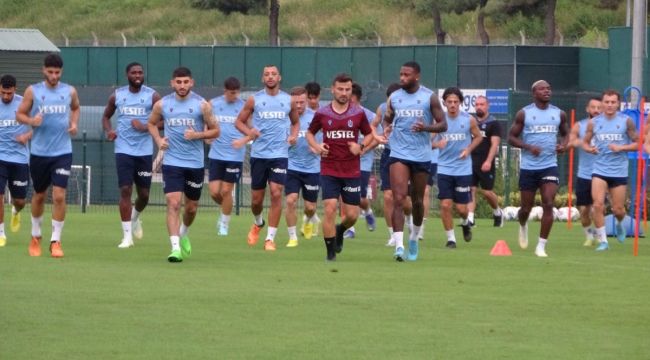 Trabzonspor, Hatayspor maçı hazırlıklarını sürdürdü