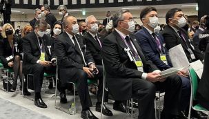 Bakan Çavuşoğlu, Şinzo Abe’nin cenaze törenine katıldı