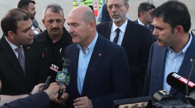Bakan Soylu ve Bakan Kurum Pakistan'a geldi