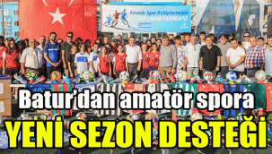 Batur’dan amatör spora yeni sezon desteği