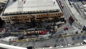 Beylikdüzü'nde depo yangını 20 saat sonra söndürüldü