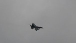 Bilecik semalarında F-16 uçakların Kurtuluş Uçuşu