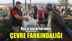 Buca pazarlarında çevre farkındalığı