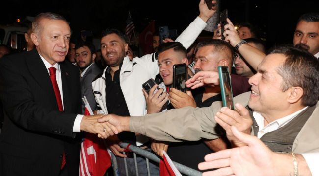 Erdoğan ABD'de: Türkevi'ni ziyaret etti