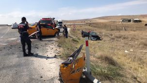 Feci kaza: Kafa kafaya çarpıştılar
