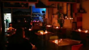 İtalya'da restoran, yüksek elektrik faturası nedeniyle mum yaktı