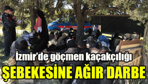 İzmir'de göçmen kaçakçılığı şebekesine ağır darbe