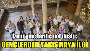İzmir yine tarihe not düştü: Gençlerden yarışmaya ilgi
