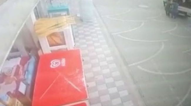 Kamyoneti durdurmak için seferber oldular