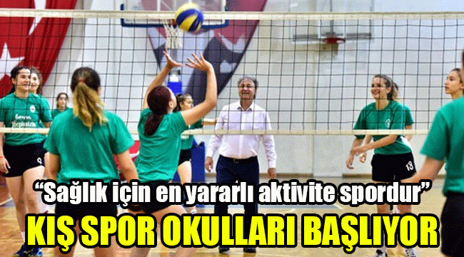 Kış spor okulları başlıyor: Sağlık için en yararlı aktivite spordur