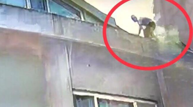 Örümcek adam gibi hırsız