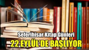 Seferihisar Kitap Günleri 22 Eylül’de başlıyor