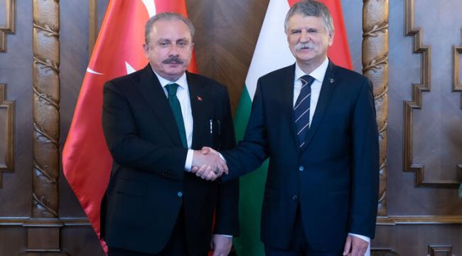 TBMM Başkanı Şentop, Macar mevkidaşı Köver ile görüştü