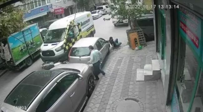 Kaza yaptı yaralıya değil, otomobiline baktı