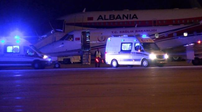 Maden ocağındaki patlamada yaralanan 6 işçi İstanbul'a getirildi