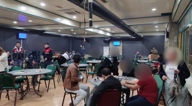 1 ayda 3 defa mühürlenen kıraathaneye kumar baskını