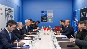 Bakan Çavuşoğlu Bükreş'te mevkidaşlarıyla görüştü