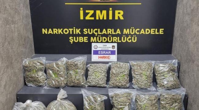 Bavullardan 16 kilo 325 gram uyuşturucu madde çıktı