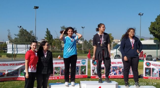 Bostanlıspor Oryantiring’de 4 madalya