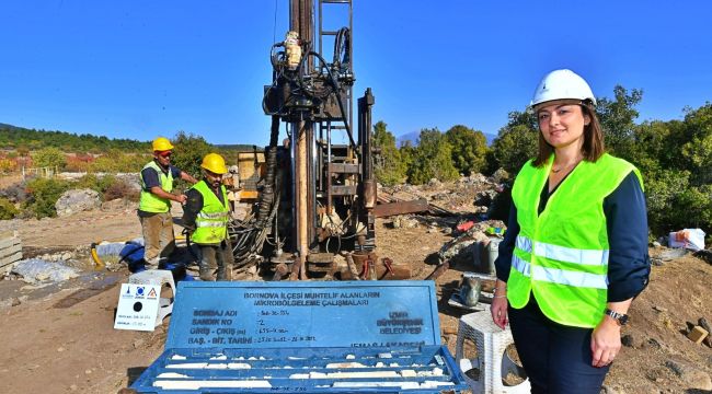 Dirençli Kent için Bornova’da zemin araştırması başladı