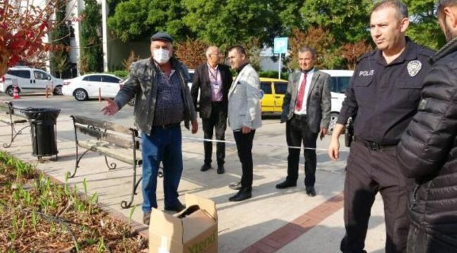 Hediye koli, polisi alarma geçirdi