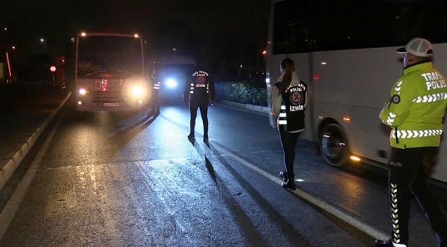 ikiz plaka tespit edilen 105 servise trafikten men