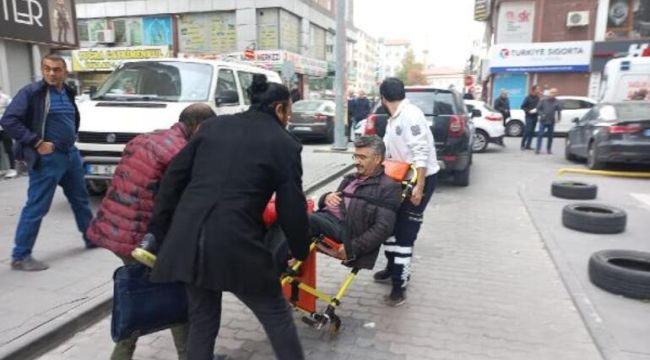 İş yeri önünde silahlı saldırıya uğradı