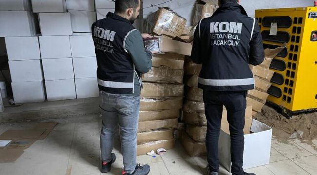 Kaçak sigara operasyonu