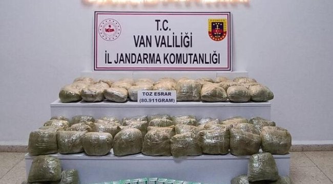 Van'da uyuşturucu operasyonui