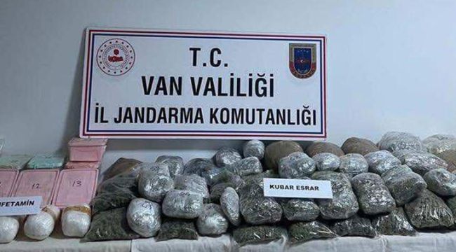Van'da yüklü miktarda uyuşturucu madde ele geçirildi