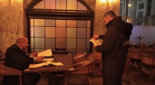 Bayraklı zabıtasından yılbaşı denetimi: İşletme sahipleri uyarıldı