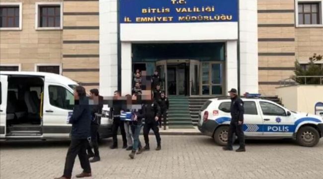 Bitlis'te, 22 hırsızlık olayına karıştığı belirlenen 31 şüpheli yakalandı